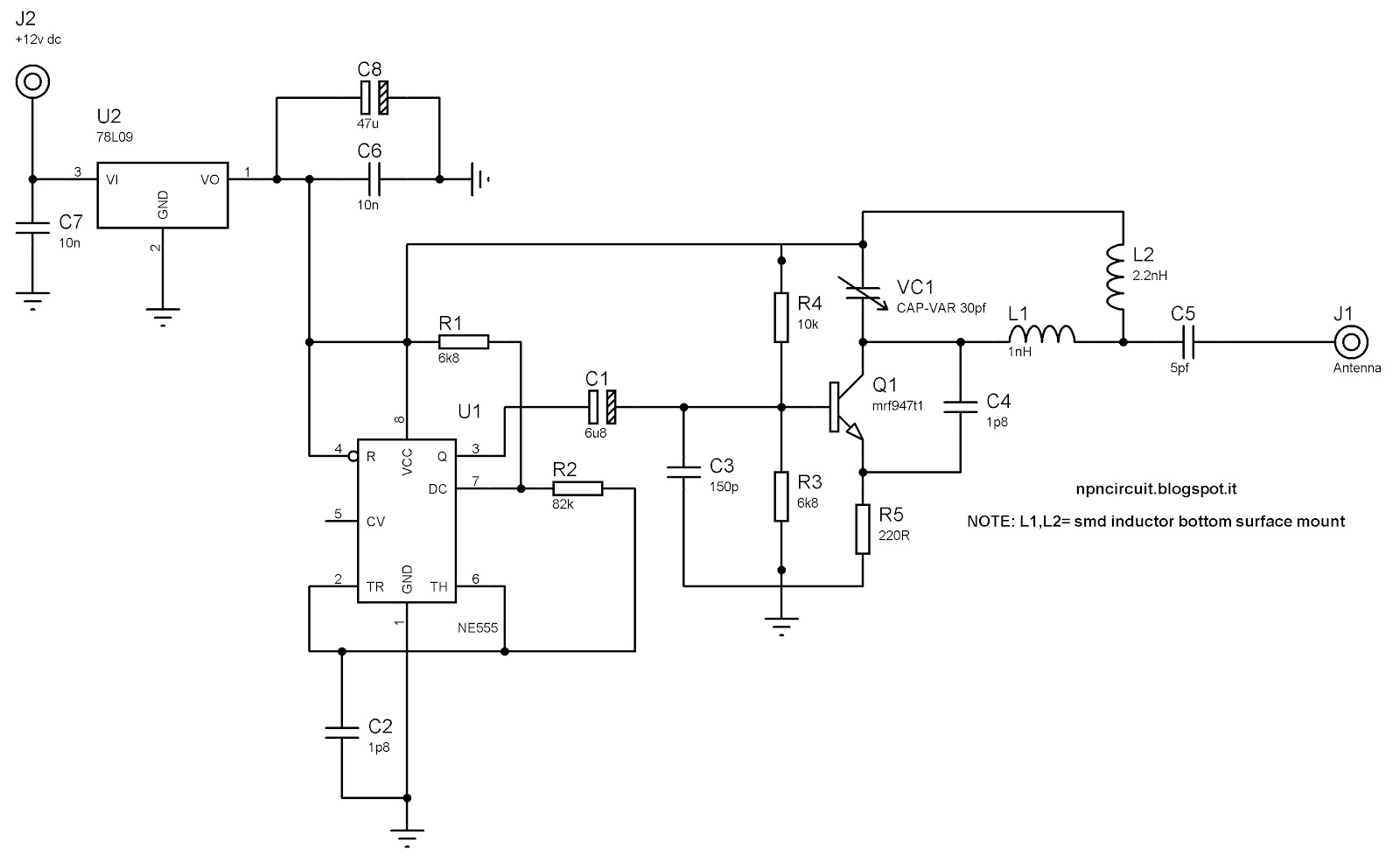 Dth Signal Jammer Circuit Diagram