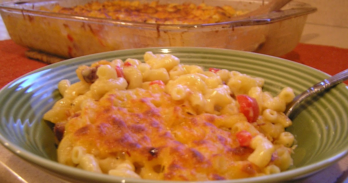 37 Cooks: Spicy Tasso Mac N Cheese with Roasted Red Peppers