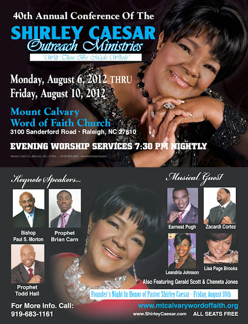 Shirley Caesar 40th Annual Conference 2012