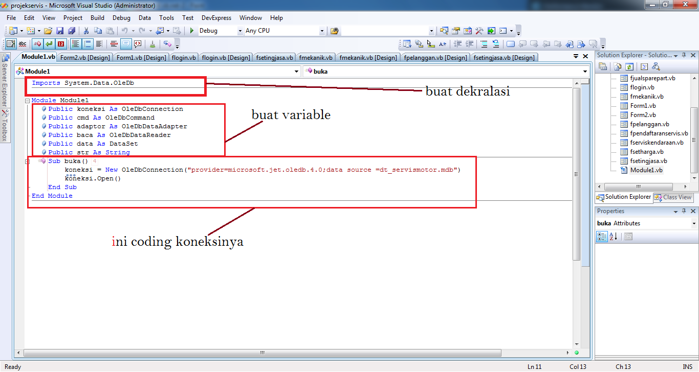 Membuat Database Vb Dengan Access | membuat koneksi vb net dengan database microsoft access Membuat Database Vb Dengan Access | membuat koneksi vb net dengan database microsoft access