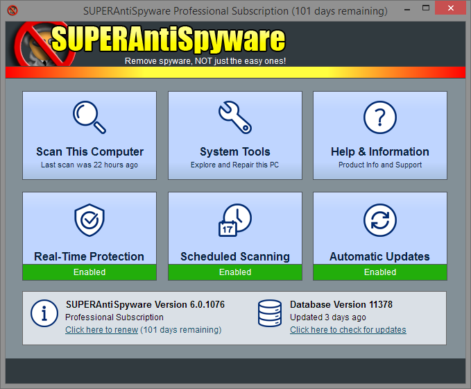 SUPERAntiSpyware Professional X 10.0.1244 Full