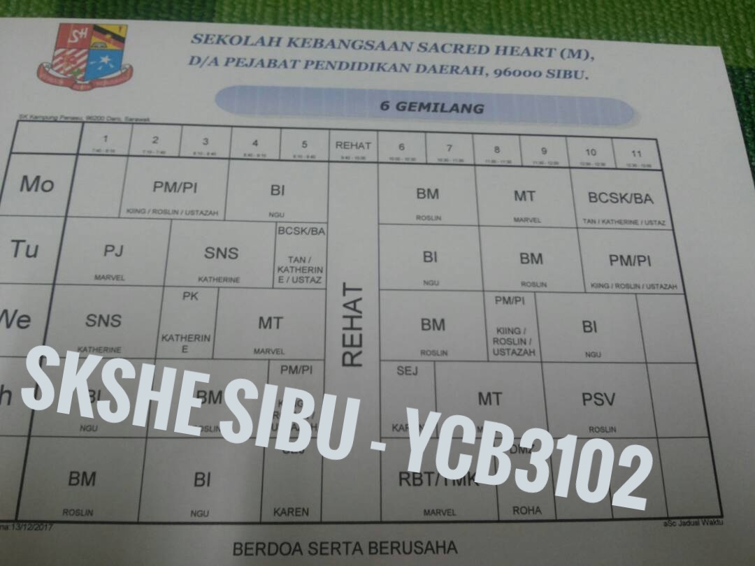 program buat jadual waktu