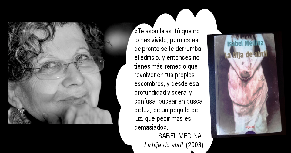 Noticias entre las nubes: «La hija de abril», de Isabel Medina: Una puerta abierta hacia el interior, por Elena Morales
