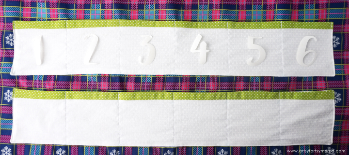 Count down the days to Christmas with this colorful DIY Fabric Advent Calendar!