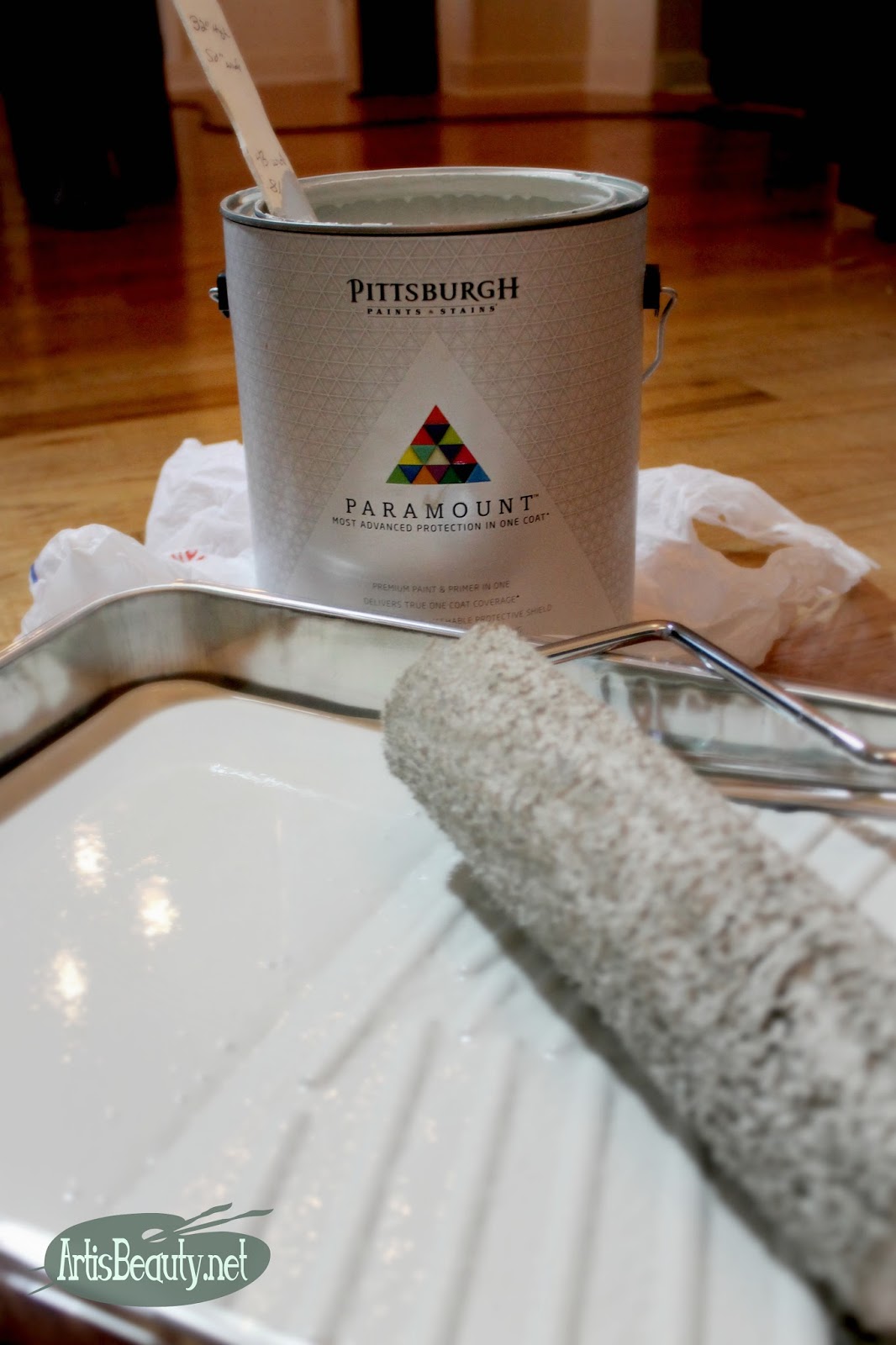 ART IS BEAUTY Budget Friendly Kitchen Makeover using the power of Paint!