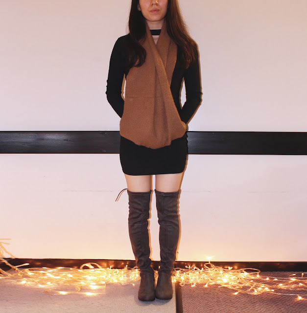 amiclubwear review, amiclubwear boots review, amiclubwear thigh high boots review, amiclubwear knee high boots, amiclubwear knee high boots suede, grey knee high boots outfit, taupe knee high boots outfit