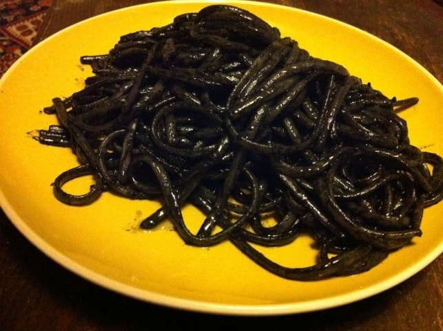 Can you eat this BLACK spaghetti? DNB Stories