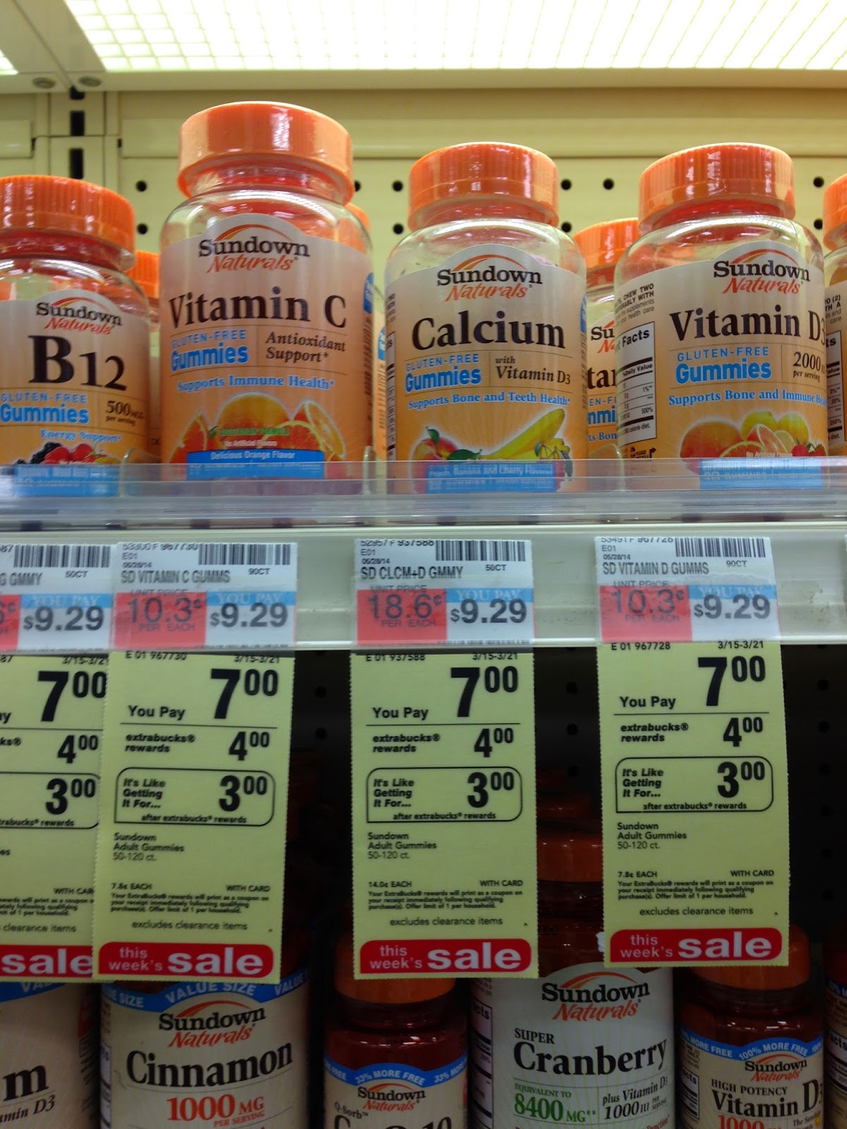 CVS Sundown Naturals Gummies 5090 ct. Only 1 (Through 5/23) B&E