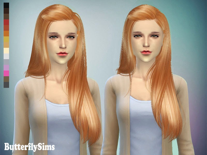 My Sims 4 Blog Butterflysims 099 Hair For Females
