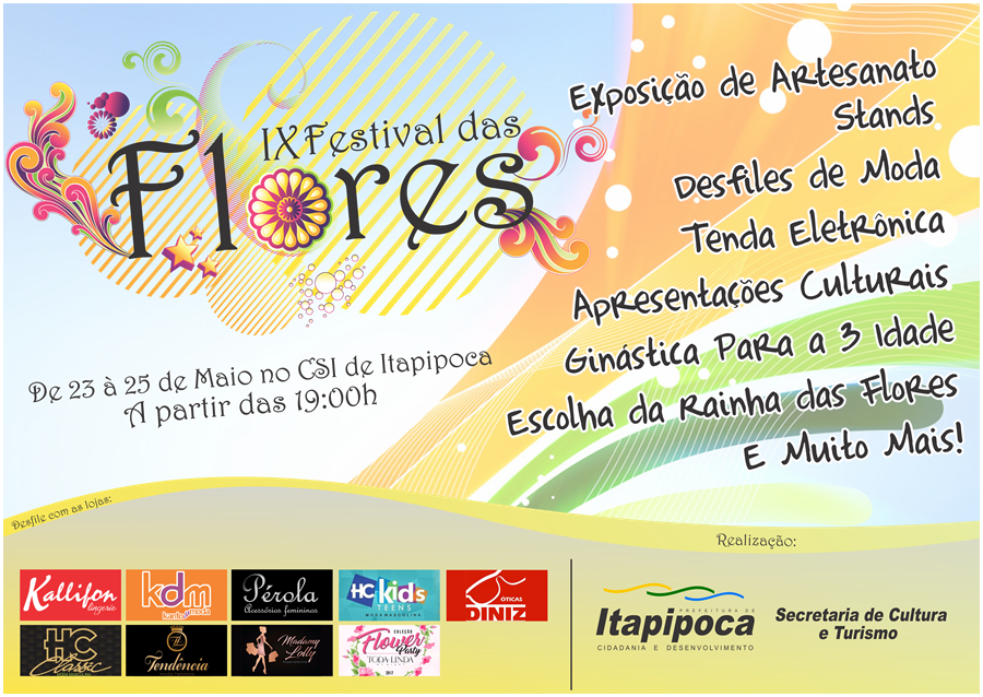 A PREFEITURA DE ITAPIPOCA REALIZA O 9º FESTIVAL DAS FLORES ~ Itapipoca