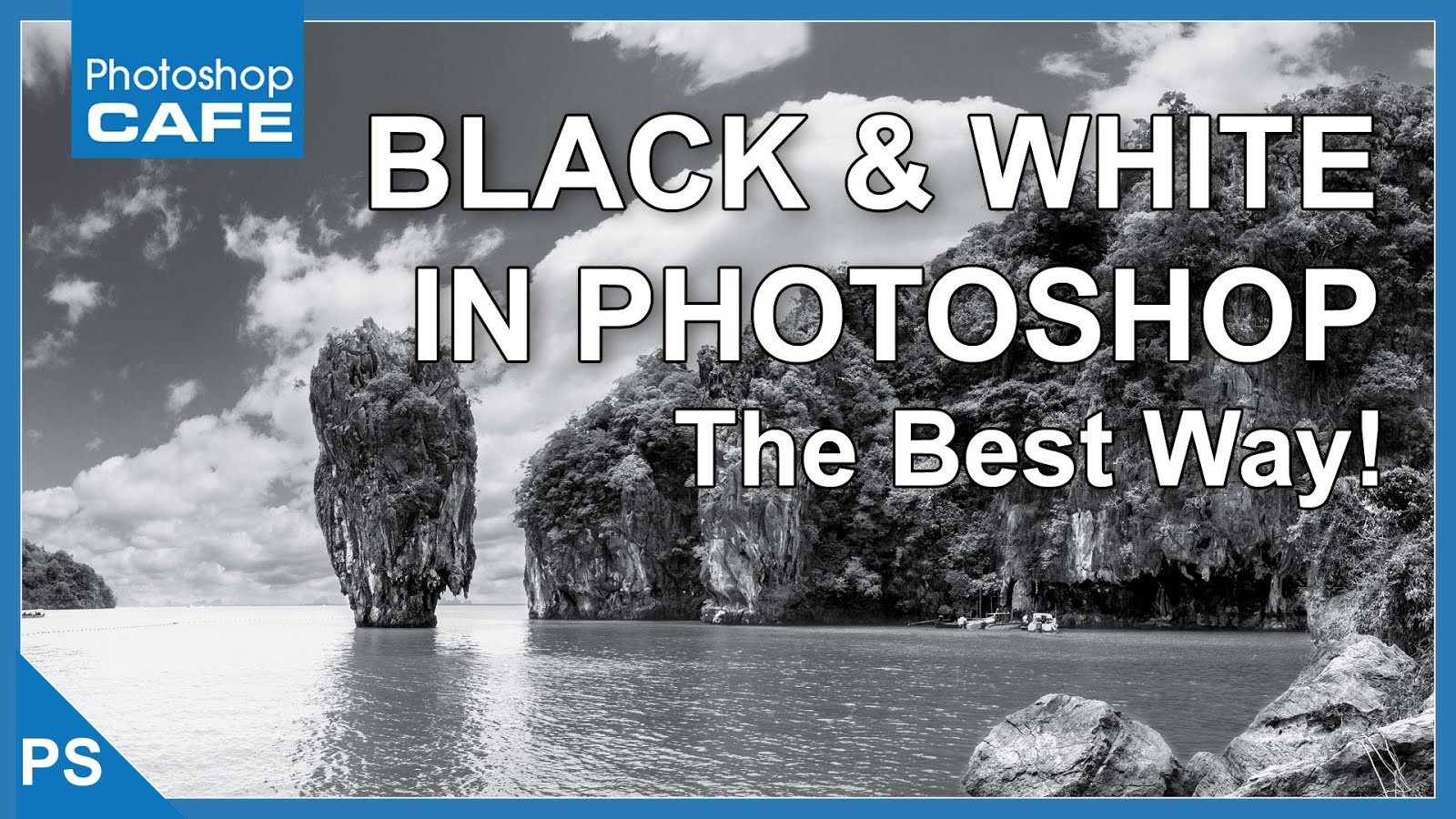 MAKE BLACK AND WHITE PHOTOS IN PHOTOSHOP TUTORIAL - How to test