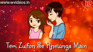 Teri Zulfon Se Khelunga Whatsapp Status Love Video