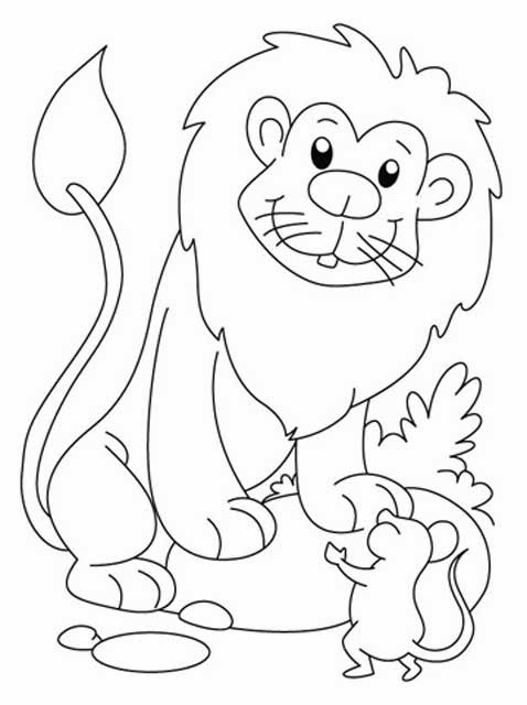 The Lion And The Mouse Printable Story With Pictures
