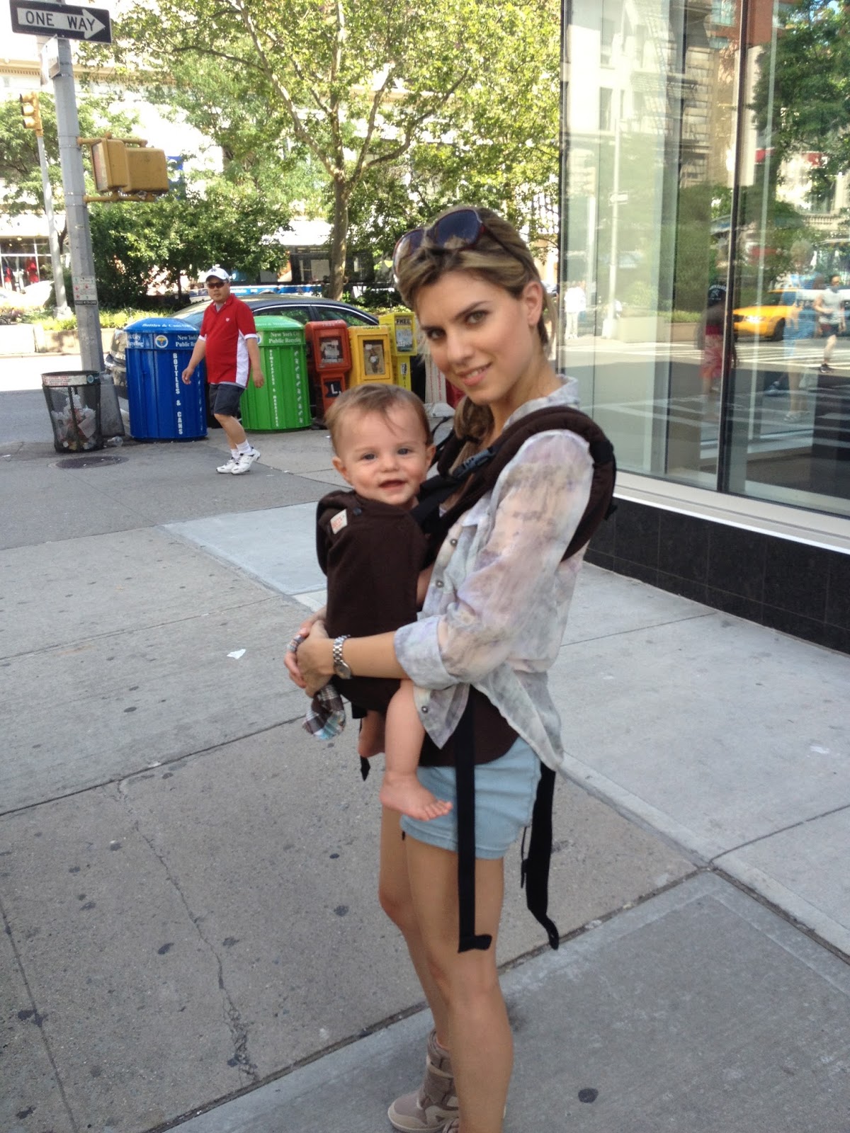 Through Eyes of a Little One Baby wearing in New York