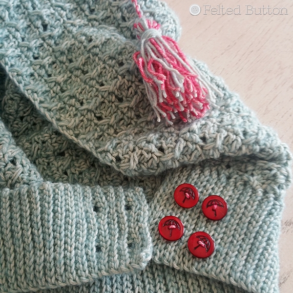 Petrichor Hood -- free crochet pattern by Susan Carlson of Felted Button
