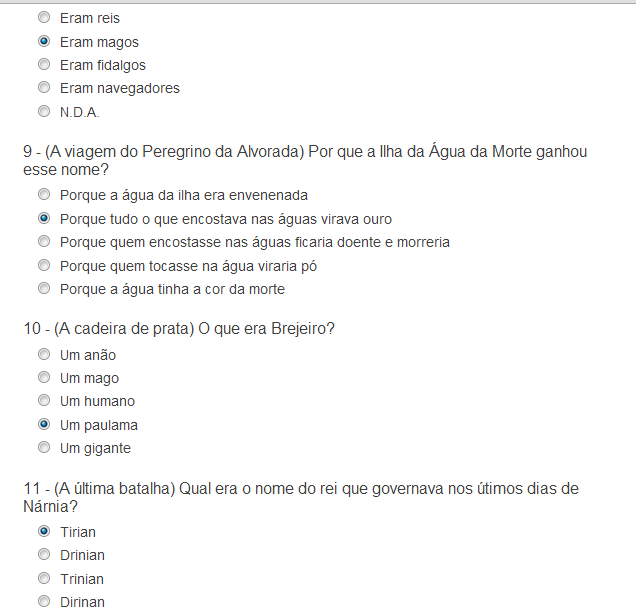 Quizzes sobre Matemática - Racha Cuca