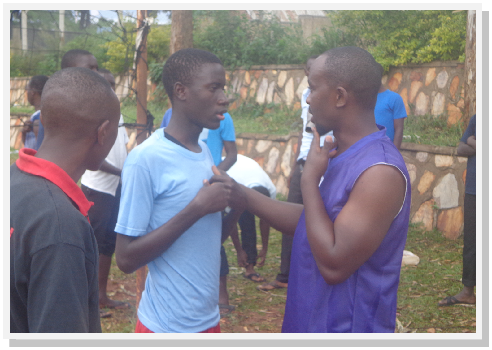 The Kinsellas in Kampala Sports Outreach to Buloba High School