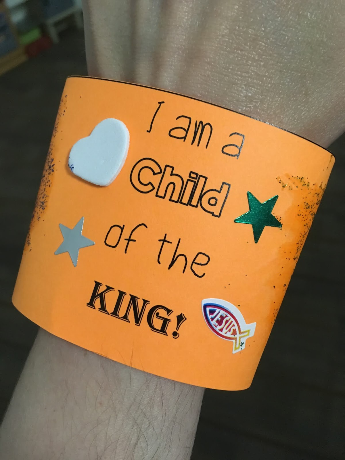 The Confident Journal Sunday School Craft I Am a Child of the King