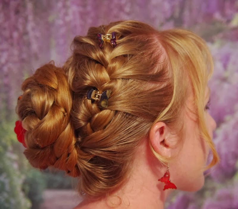 Countingby4 Lazy Day French Braid Updo