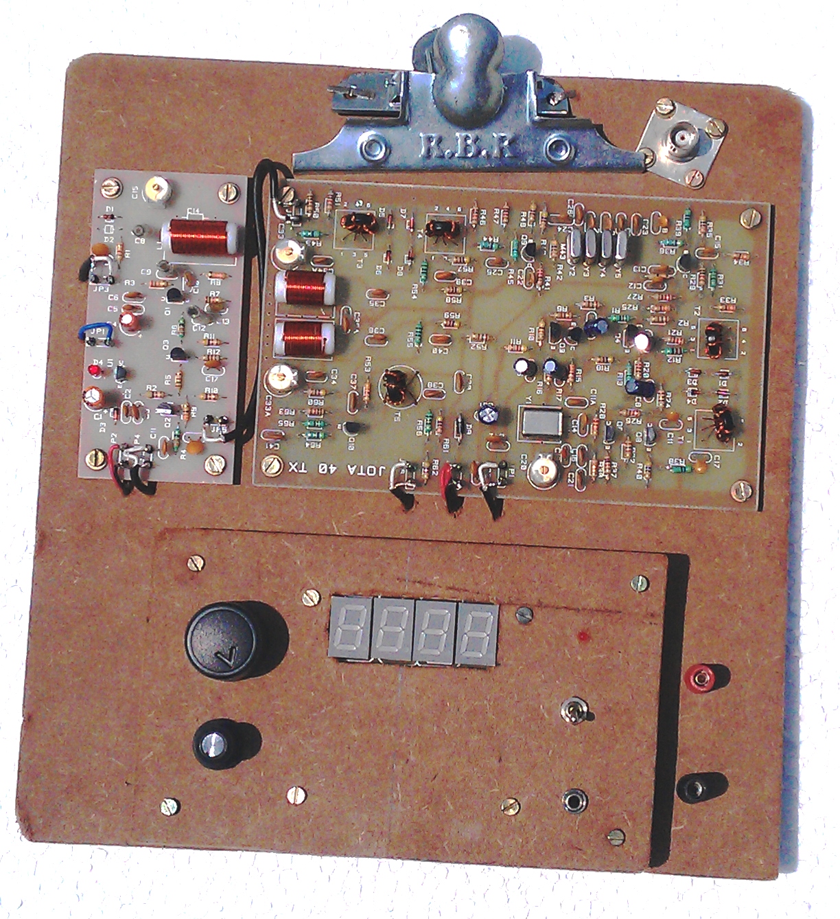 Ham Radio MIPL Low Power Transmitter on Examination Board
