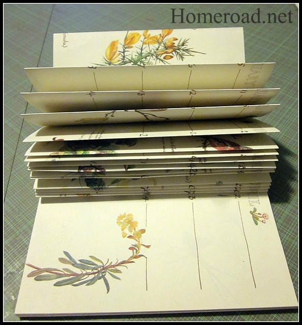 folded book pages with flowers