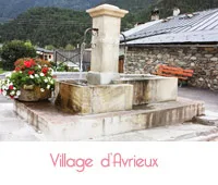 fontaine du village d'avrieux