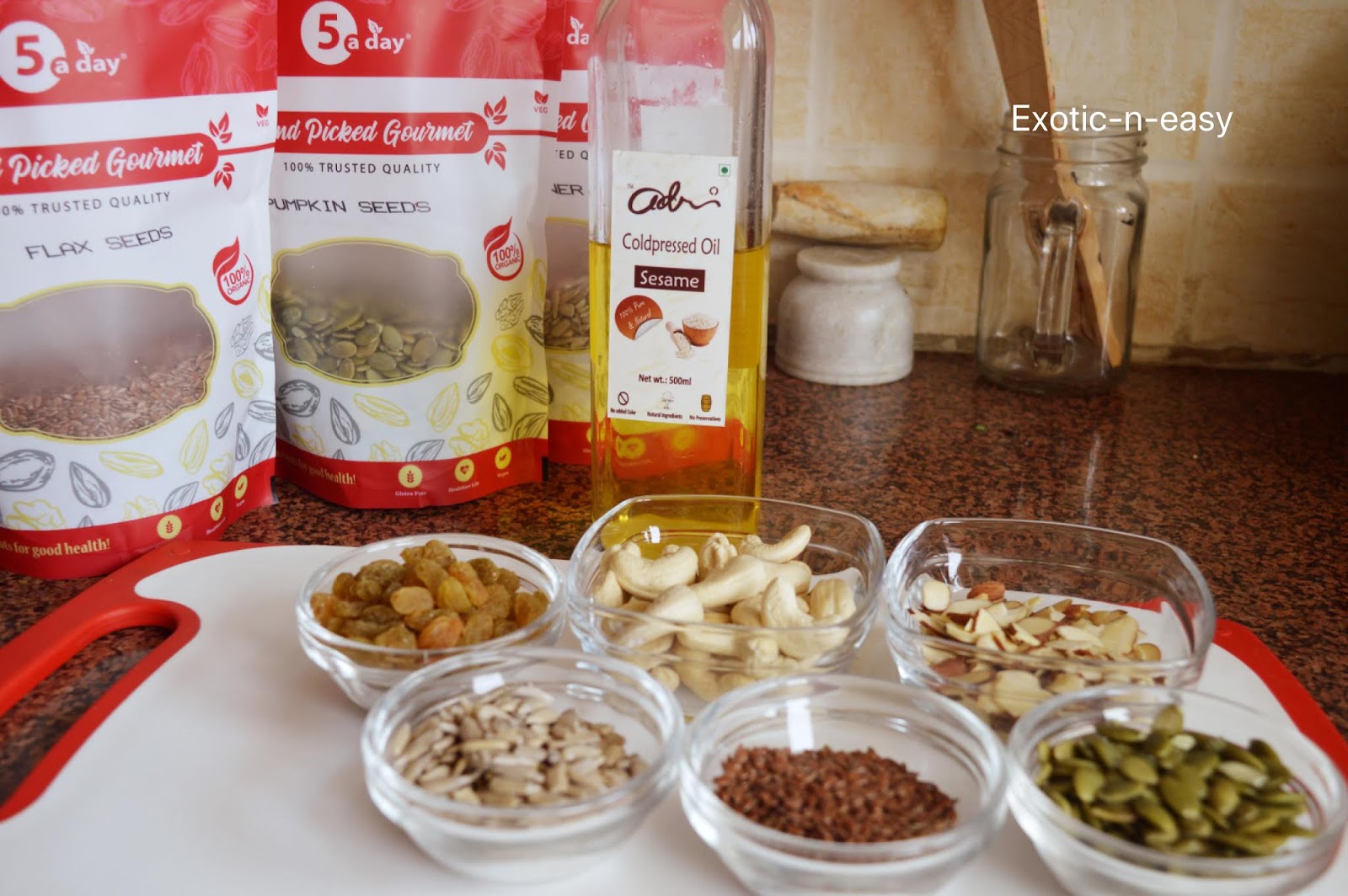 exoticneasy cooking Seeds and Nuts Trial Mix