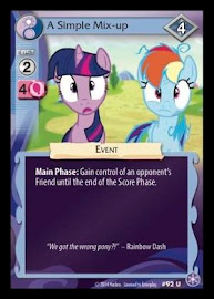 My Little Pony A Simple Mix-up The Crystal Games CCG Card
