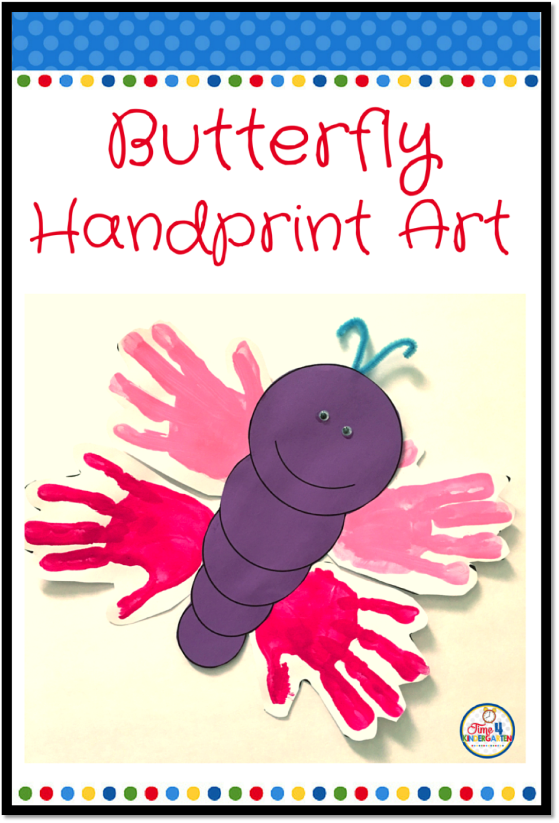 handprint butterfly template