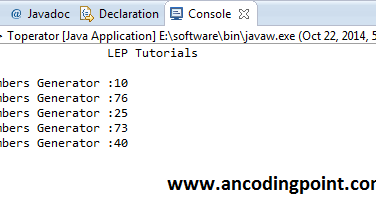 Generate Random Number in Java - PProgramming