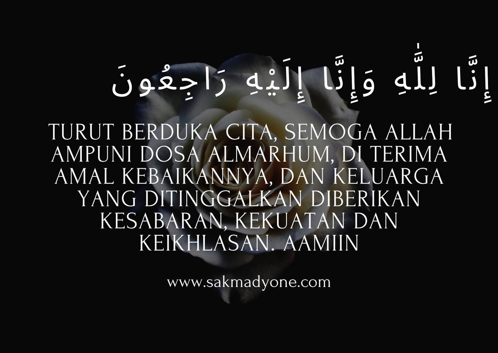 Gambar Ucapan Belasungkawa Islam terlengkap