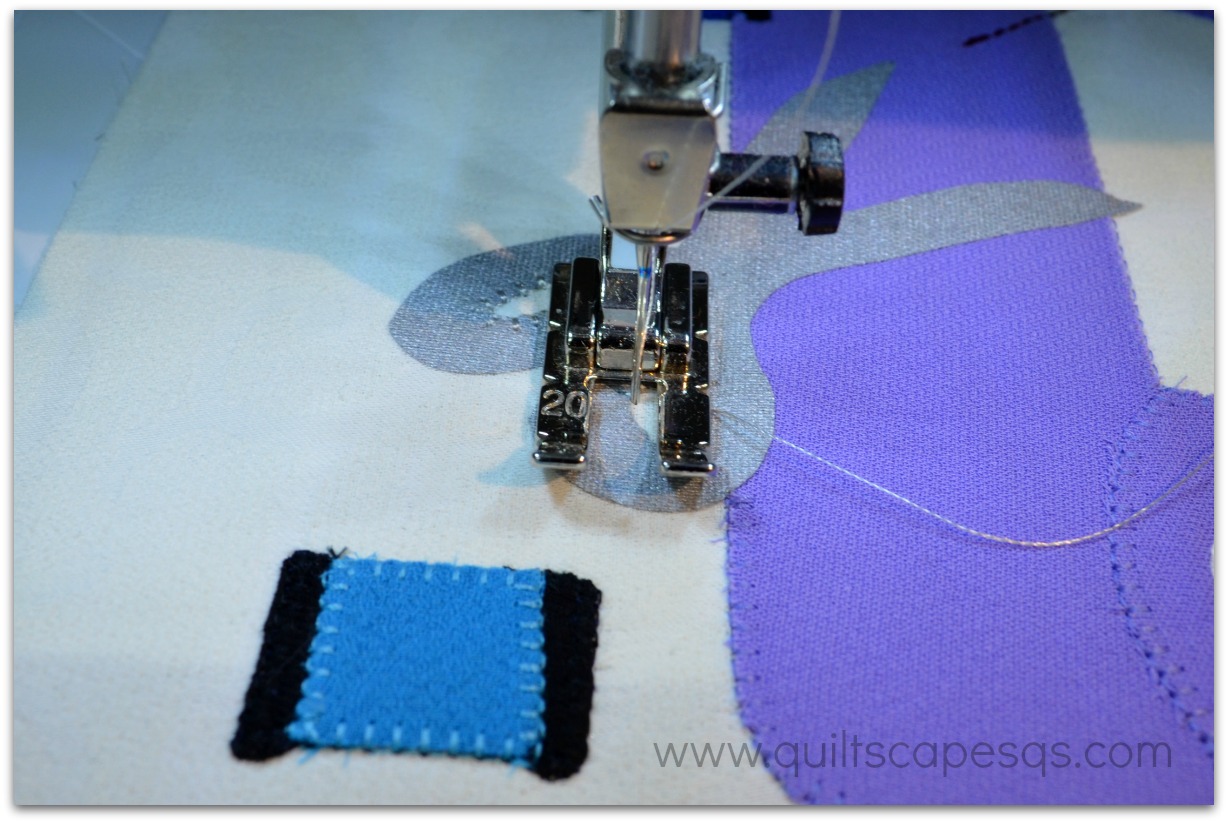 .Quiltscapes. Easy Applique' Machine BlanketStitch