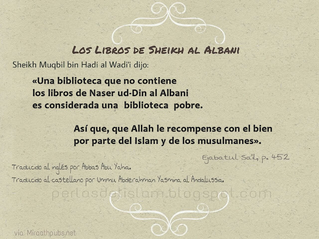 Hermosas palabras de Sheikh Muqbil en reconocimiento de la labor de Sheikh al Albani (rahimuhuma Allah)﻿ Photo246299345336510440