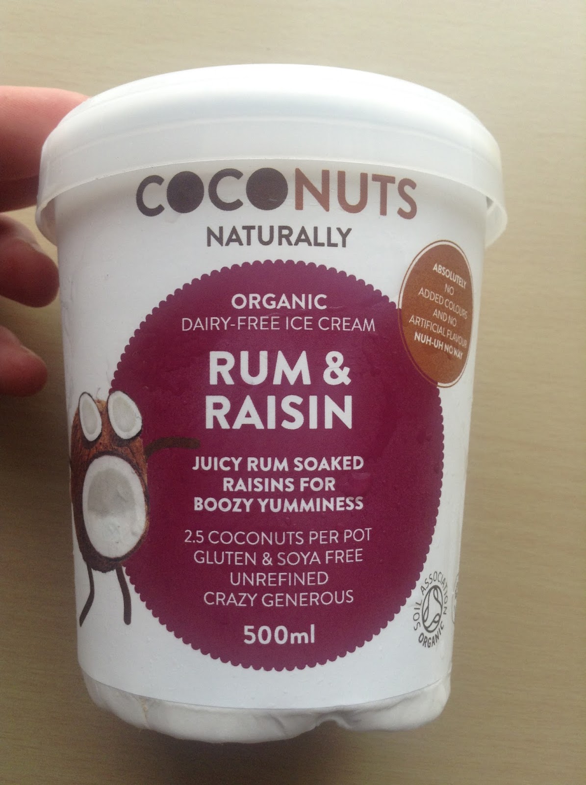 Coconuts Naturally Rum & Raisin Dairy Free Ice Cream