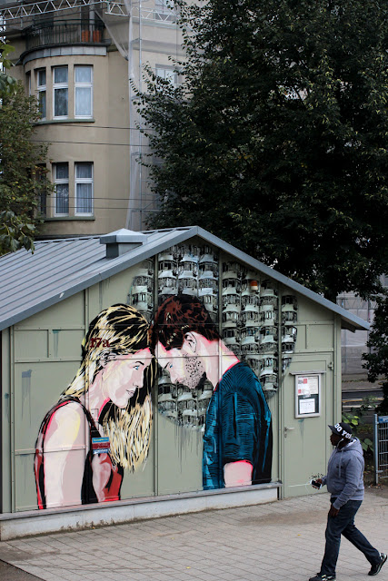 Street Art By Jana & Js In Dusseldorf, Germany For 40° Urban Art festival. 6