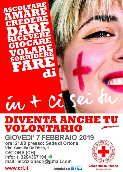 Croce Rossa, Unità Territoriale di Ortona organizza i corsi per volontari.INTERVISTE.