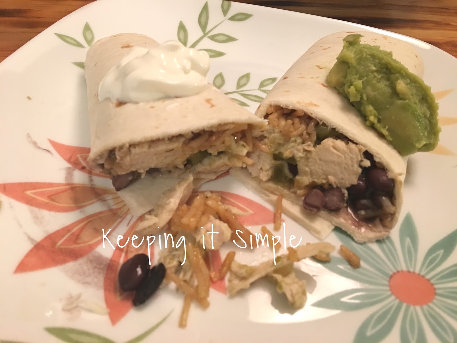30 Minute Instant Pot Salsa Verde Chicken Burritos Recipe Keeping it