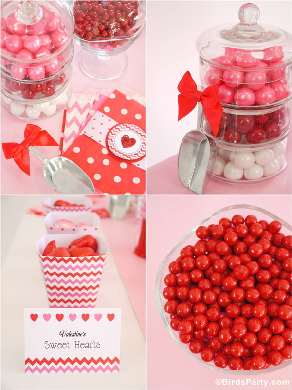 Vidéo | Sweet Table Rose et Rouge pour la St Valentin | BirdsParty.fr