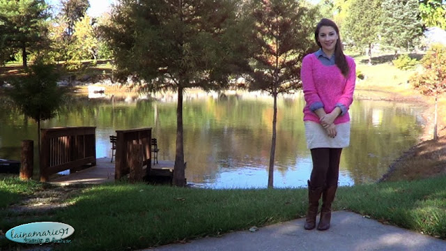 Lainamarie91: Lookbook : Style a Chambray Shirt for Fall