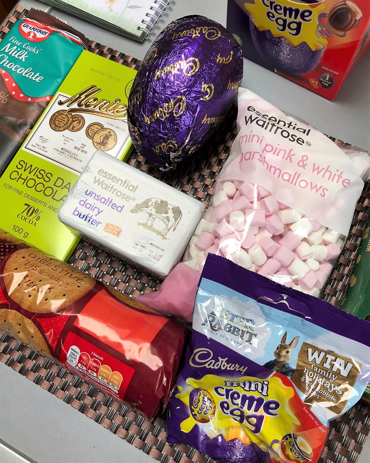 Chez Maximka Marshmallow rocky road with mini creme eggs