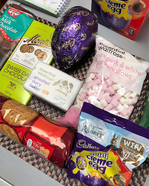 Chez Maximka Marshmallow rocky road with mini creme eggs