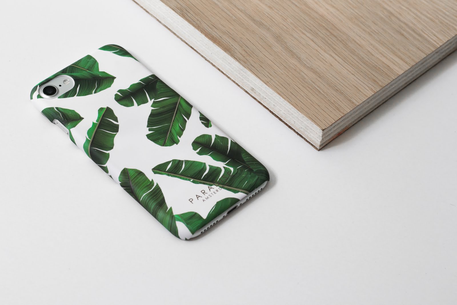 Paradise amsterdam, iphone 7 case, island leaves, tropical