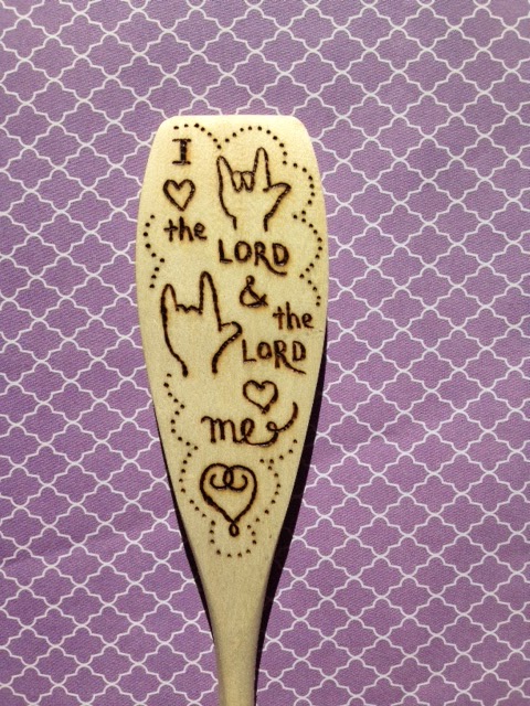 Susyan Crafts: Wooden Spoon Bible Verses for the Kitchen