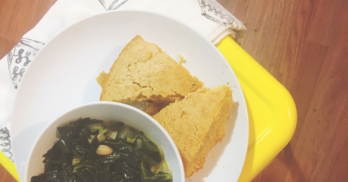 Eat More Limes Collard Greens and Cornbread