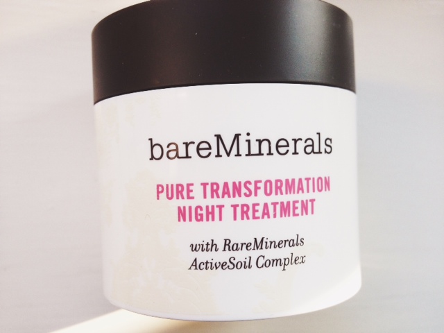 bareMinerals, mineral skincare, skincare, bareMinerals Pure Transformation Night Treatment, bare minerals, beauty