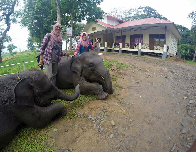 Azzy dan Shinta di Taman Nasional Way Kambas