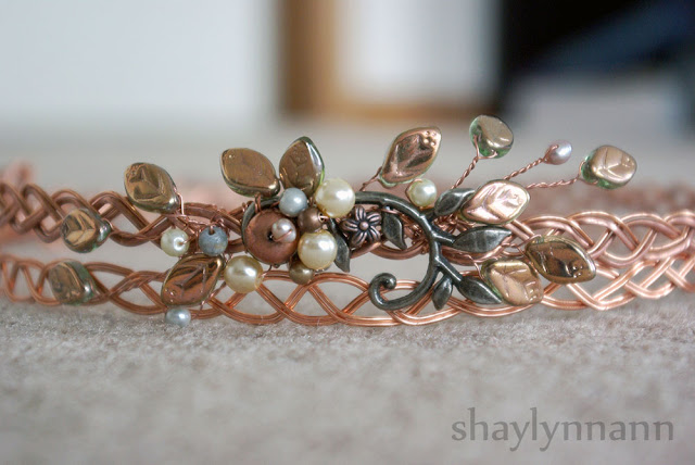 grecian style headpiece