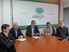 Xuntanza dos alcaldes contra a reforma xudicial © Concello de Carballo