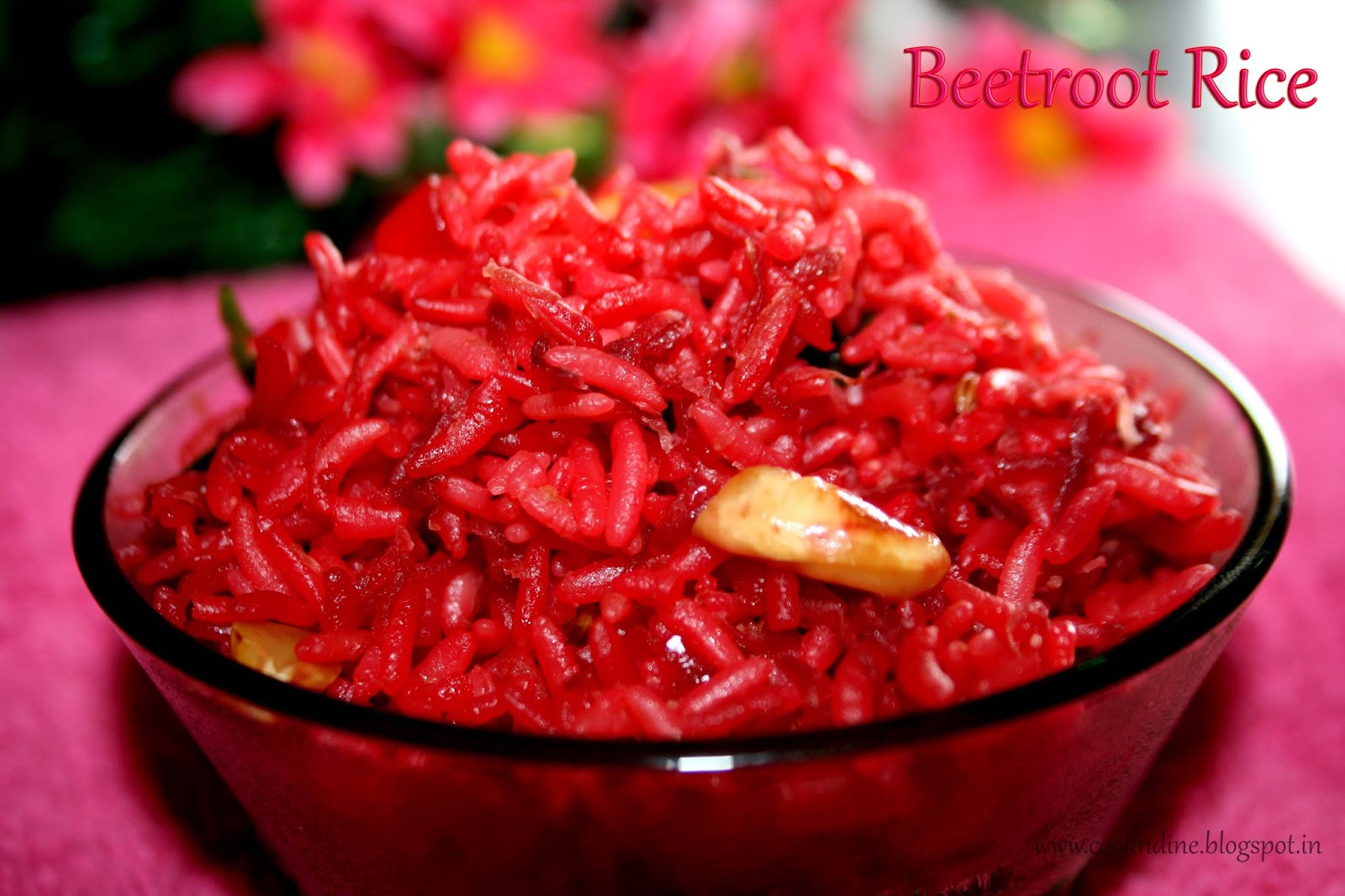 CooknDine....: Beetroot Rice