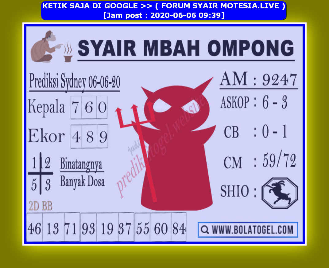forum syair meloditogel
